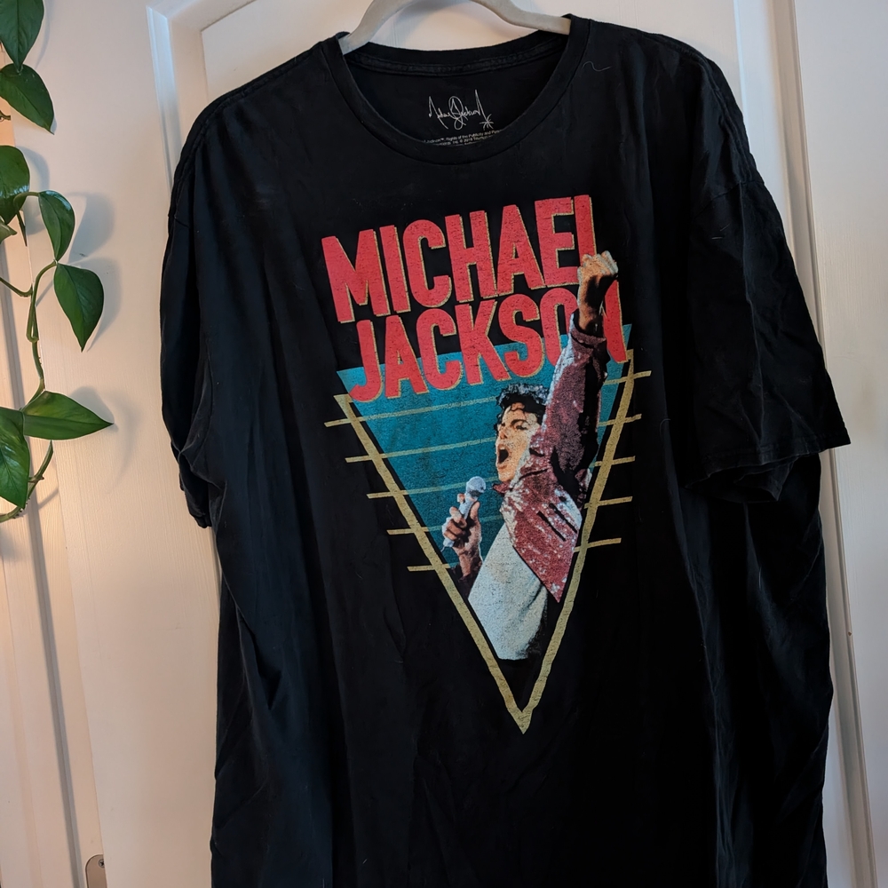 Michael Jackson Black Graphic T-Shirt